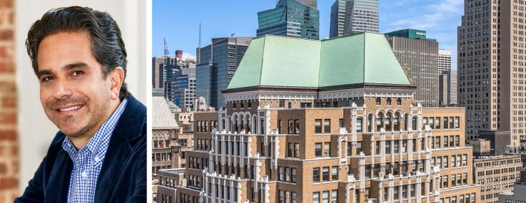 GFP Real Estate's Matthew Mandell and 520 Eighth Avenue.