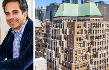 GFP Real Estate's Matthew Mandell and 520 Eighth Avenue.