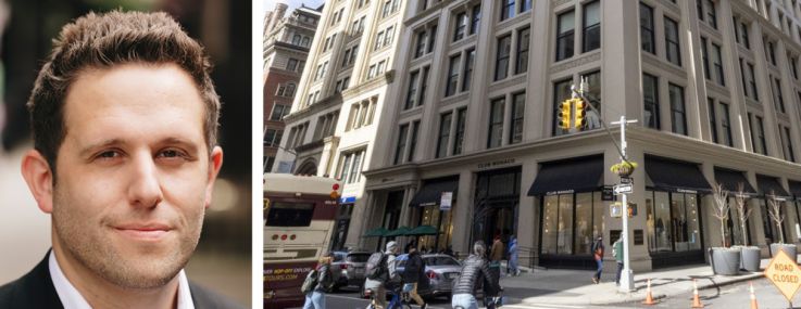 JLL's Matthew Schuss (top), Retail by MONA's Brandon Singer, and 160 Fifth Avenue.