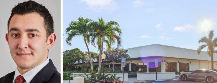 Newmark's Mitch Heifetz and 500 Northeast Spanish River Boulevard, Boca Raton, Fla.