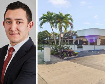 Newmark's Mitch Heifetz and 500 Northeast Spanish River Boulevard, Boca Raton, Fla.