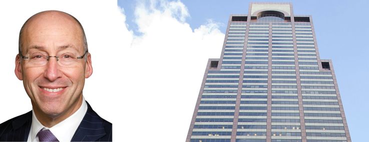 Newmark's Neil Goldmacher (top) and Brian Goldman, and 787 Seventh Avenue.