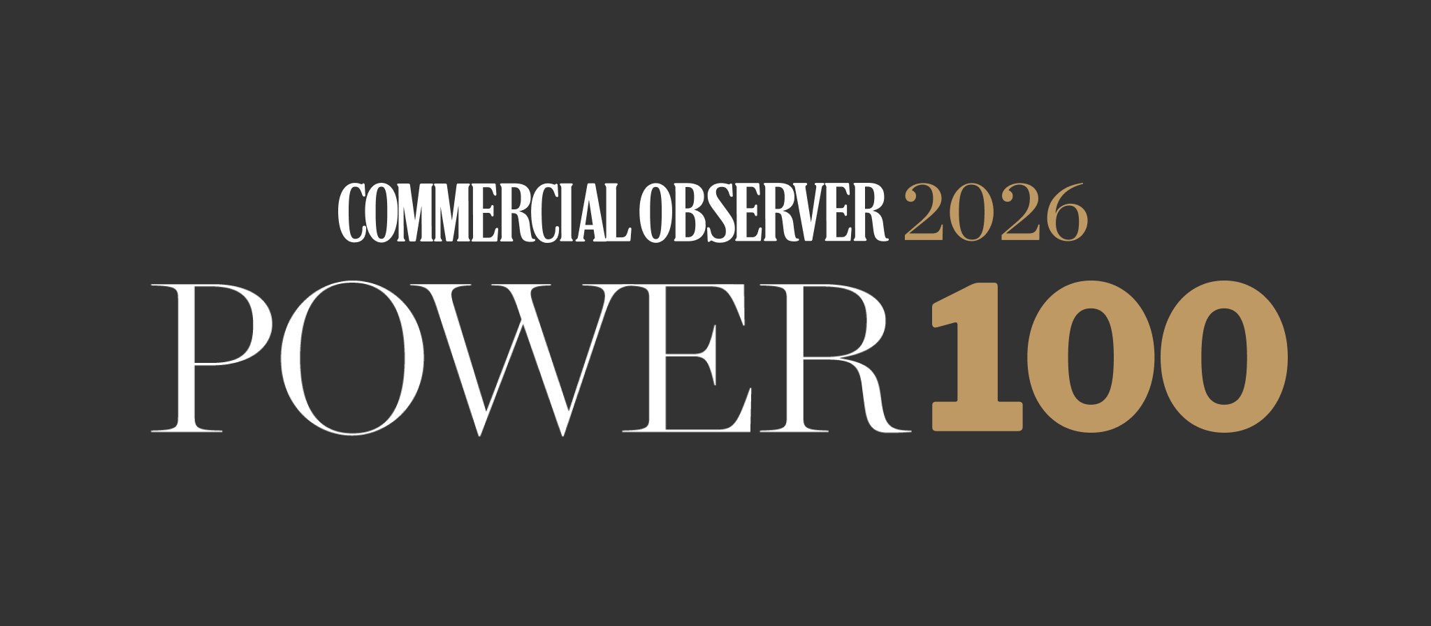 Commercial Observer Power Series P100 2026 Commercial Observer Power Series