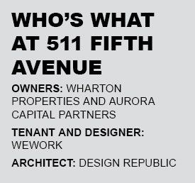 Who's what at 511 Fifth Avenue.