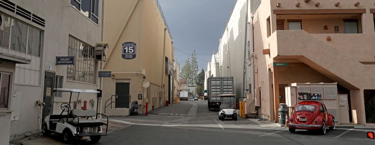 The historic 55-acre, 40-acre Radford Studio Center, formerly the CBS Studio Center. The studio was built in 1928 and was the site of famous TV shows such as Seinfeld, The Mary Tyler Moore Show and Gilligans Island.