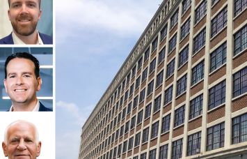 Madison Capital's Ryan Buoye (top), RTL's Lee Block (center) and Jeff Winick, and 850 Third Avenue, Brooklyn.