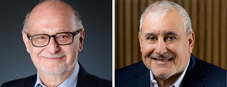 Industrial Realty Group's Stuart Lichter (right) and Sachem's John Villano.