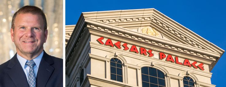 Tilman Fertitta and Caesars Palace Hotel & Casino in Las Vegas.