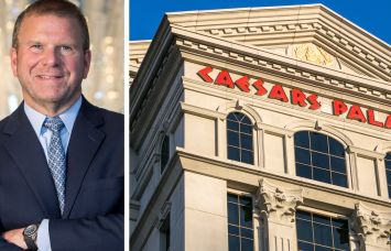 Tilman Fertitta and Caesars Palace Hotel & Casino in Las Vegas.