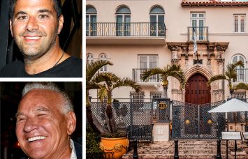 Ariel Nakash (top) and Joseph Nakash, founder of Jordache Jeans and the Versace Mansion.