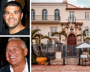 Ariel Nakash (top) and Joseph Nakash, founder of Jordache Jeans and the Versace Mansion.