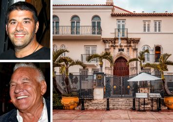 Ariel Nakash (top) and Joseph Nakash, founder of Jordache Jeans and the Versace Mansion.