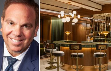 Craig Deitelzweig, CEO of Marx Realty and an interior of 10 Grand Central.