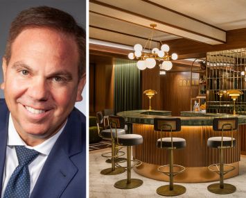 Craig Deitelzweig, CEO of Marx Realty and an interior of 10 Grand Central.