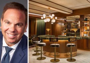 Craig Deitelzweig, CEO of Marx Realty and an interior of 10 Grand Central.