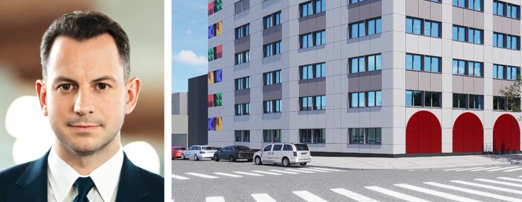 Matthew Sprayregen (top), Andrew Esposito (bottom), and 1780 East Tremont Avenue in The Bronx.