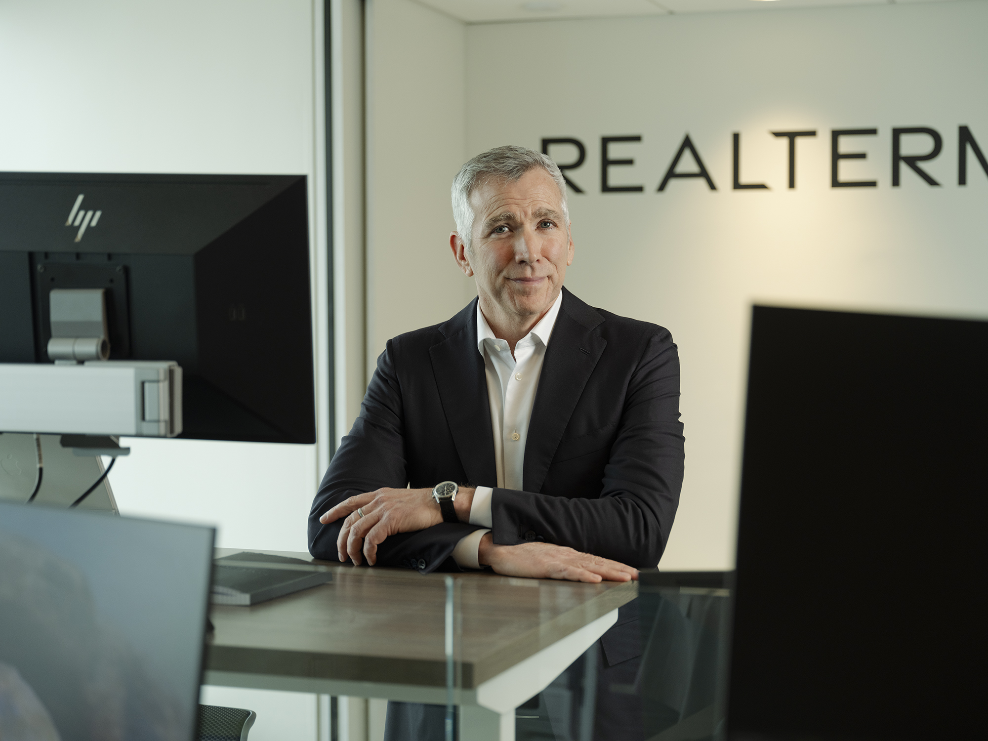 Bob Fordi at the RealTerm offices at One Penn Plaza.