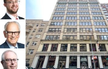 Patrick Steffens (top), Joel Wechsler (center), Michael Gottlieb (bottom), and 220 West 19th Street.