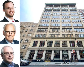 Patrick Steffens (top), Joel Wechsler (center), Michael Gottlieb (bottom), and 220 West 19th Street.