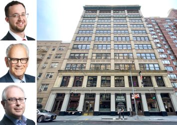 Patrick Steffens (top), Joel Wechsler (center), Michael Gottlieb (bottom), and 220 West 19th Street.