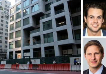 660 Lexington Avenue and Meridian Capital Group's Scott Miller (top) and Rael Gervis.