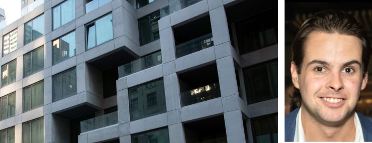 660 Lexington Avenue and Meridian Capital Group's Scott Miller (top) and Rael Gervis.