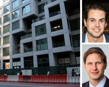 660 Lexington Avenue and Meridian Capital Group's Scott Miller (top) and Rael Gervis.