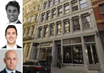 Gabriel Staab (top), Michael Paster (center), and Ariel Schuster (bottom), of Newmark and 92 Greene Street.