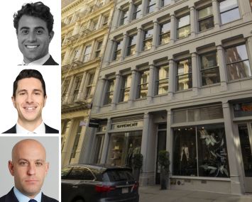 Gabriel Staab (top), Michael Paster (center), and Ariel Schuster (bottom), of Newmark and 92 Greene Street.