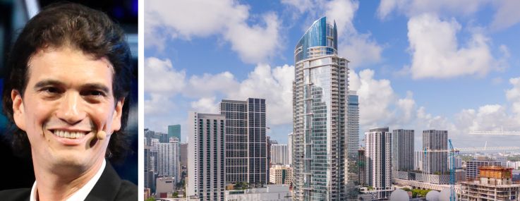Flow's Adam Neumann and the Miami Worldcenter.