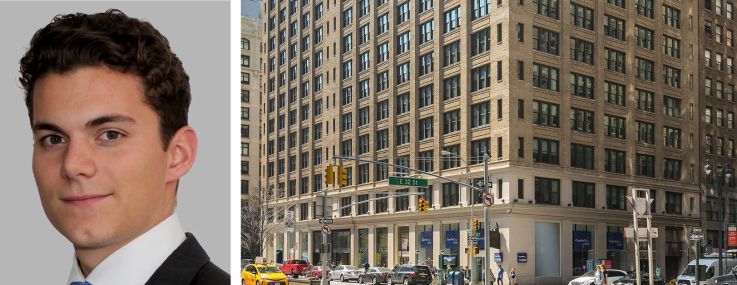 Colliers's Andrew Roos (top), Cushman & Wakefield's Jason Kroeger, and 470 Park Avenue South.
