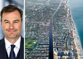 IPA Capital Markets's Bobby Werhane and an aerial view of Fort Lauderdale, Fla.