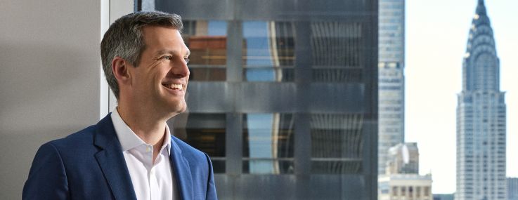 Seth Niedermayer of HSF Kramer at the law firm's office at 1177 Avenue of the Americas.