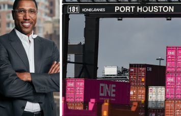 J.P. Morgan Asset Management's Chad Tredway and the Port of Houston.