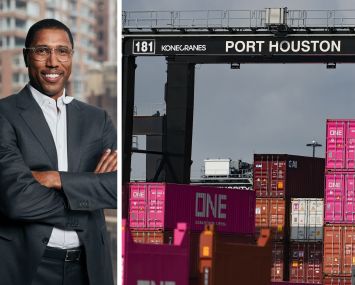 J.P. Morgan Asset Management's Chad Tredway and the Port of Houston.