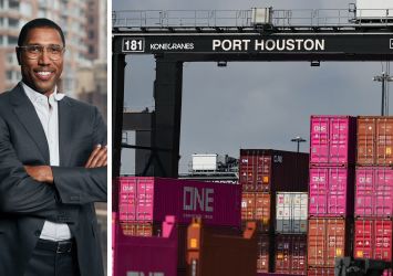J.P. Morgan Asset Management's Chad Tredway and the Port of Houston.