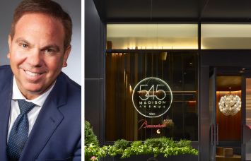 Marx Realty President and CEO Craig Deitelzweig and 545 Madison Avenue.