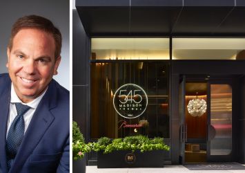 Marx Realty President and CEO Craig Deitelzweig and 545 Madison Avenue.
