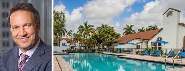 Waterton CEO and Chairman David Schwartz and The Landings at Pembroke Lanes in Pembroke Pines, Fla.