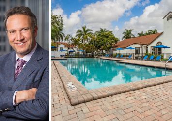 Waterton CEO and Chairman David Schwartz and The Landings at Pembroke Lanes in Pembroke Pines, Fla.