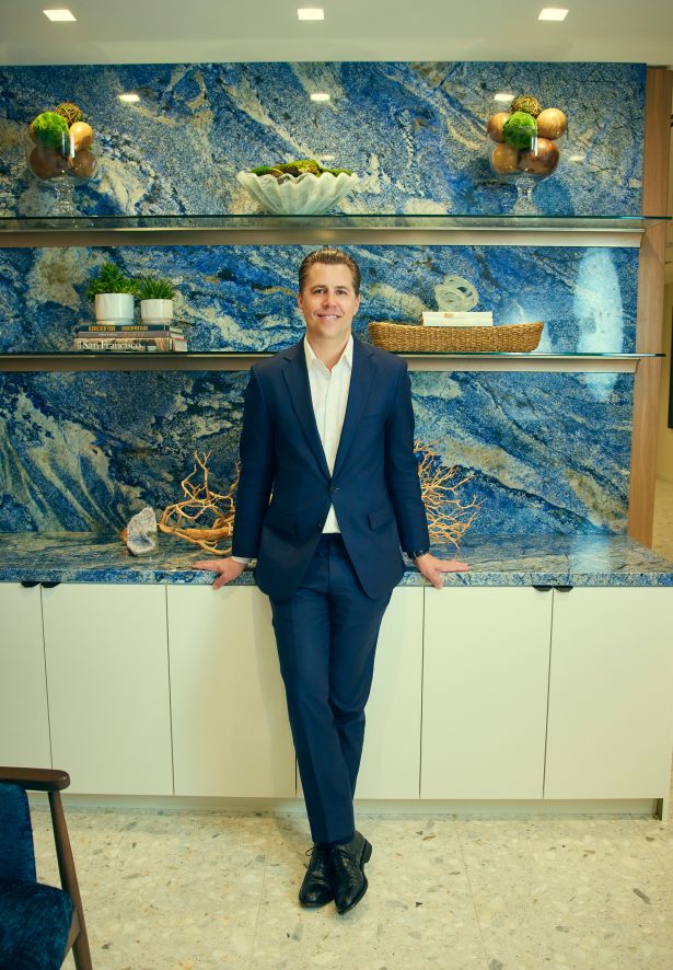 Joel Traut of KKR at the company's Dallas office, The Sterling.