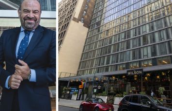 CEO of Meliá Hotels International Gabriel Escarrer and 132 West 27th Street.