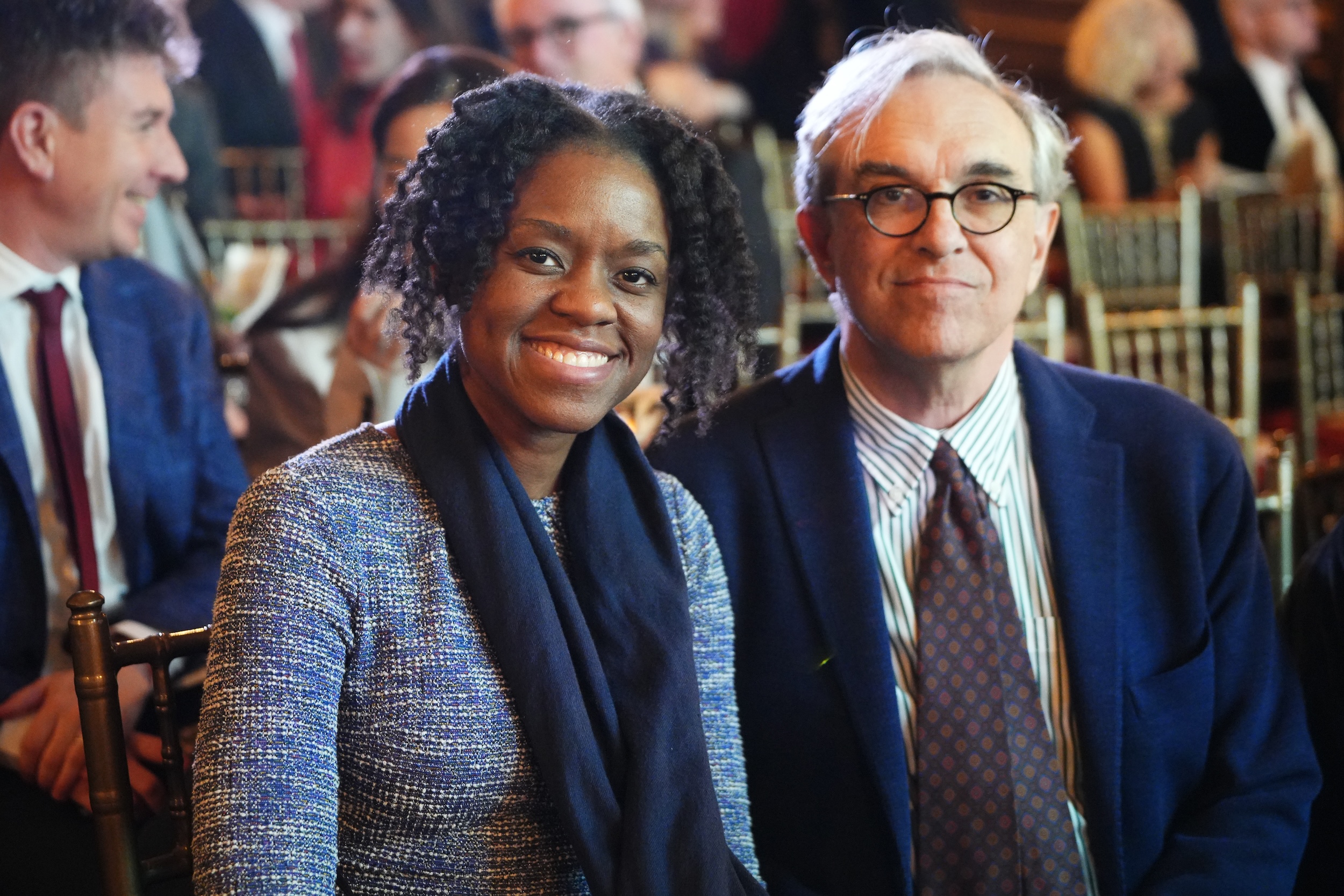 Associate architect Melody Hanna and Paul Whalen, partner at Robert A.M. Stern Architects.