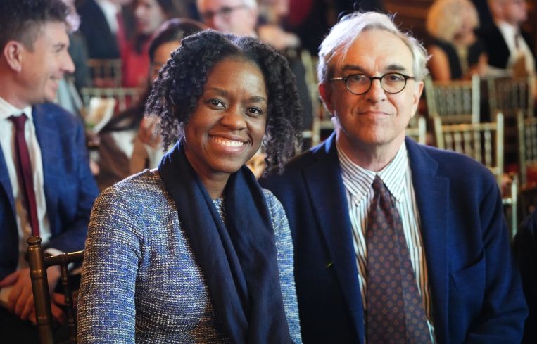 Associate architect Melody Hanna and Paul Whalen, partner at Robert A.M. Stern Architects.