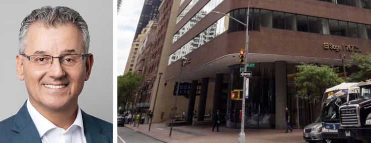 BHI's Ilana Druyan (top) and Gil Karni and 767 Third Avenue.