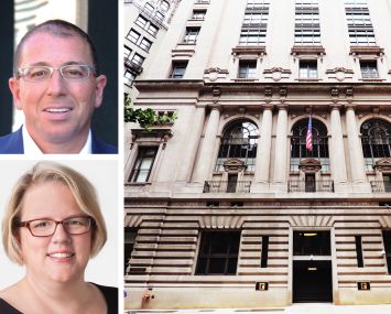 Thor Equities's Joe Sitt (top) and Melissa Gliatta, and 25 West 39th Street.