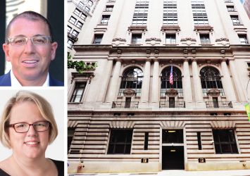 Thor Equities's Joe Sitt (top) and Melissa Gliatta, and 25 West 39th Street.