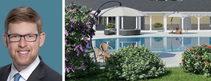 Ark Homes for Rent's Jordan Kavana (top) and John Isaskson, and a rendering of Somerset Cove, Spring Hill, Fla.
