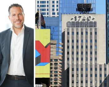 Madison Realty Capital's Josh Zegen and 1740 Broadway.
