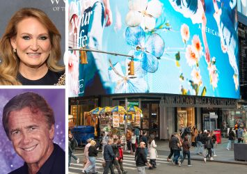 Ulta Beauty President and CEO Kecia Steelman (top), Wharton Properties's Jeff Sutton, and 1551 Broadway.